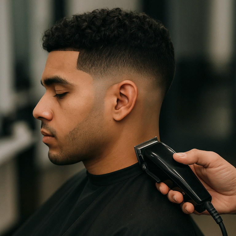 barber tutorial low taper fade