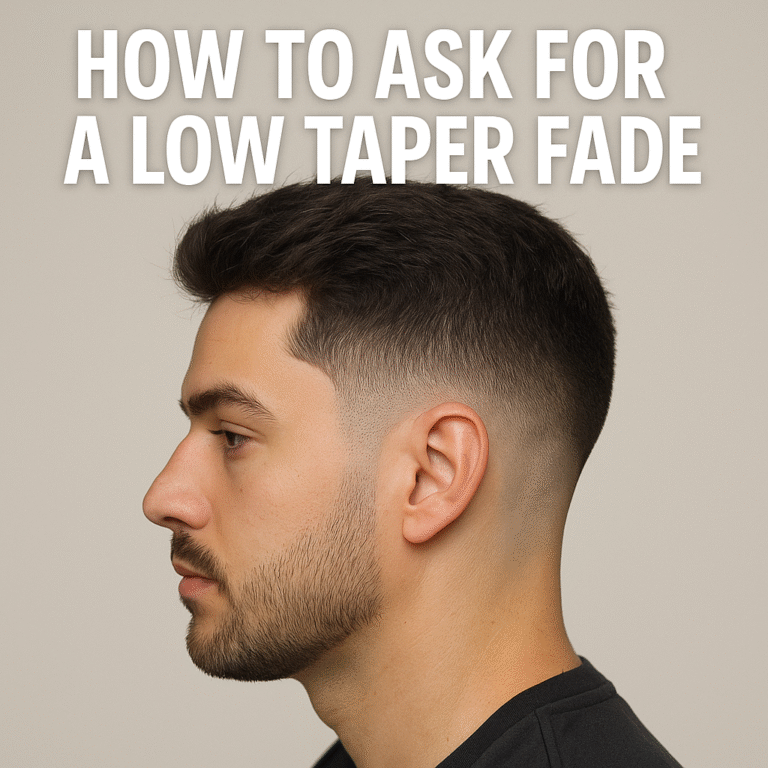 how to ask for a low taper fade
