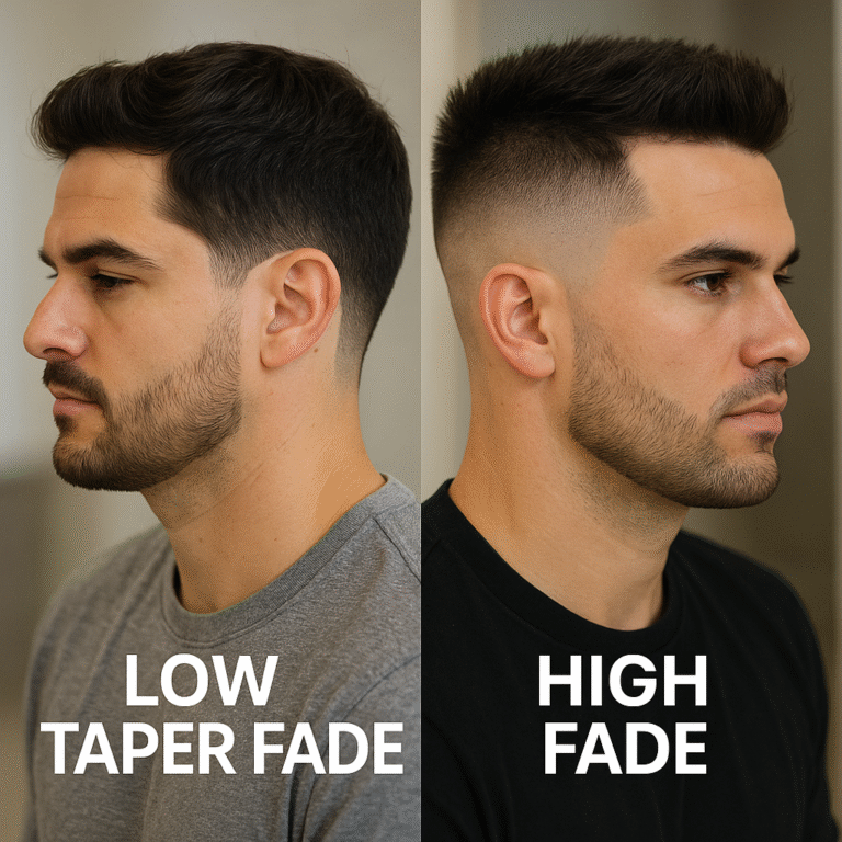 low taper fade vs high fade