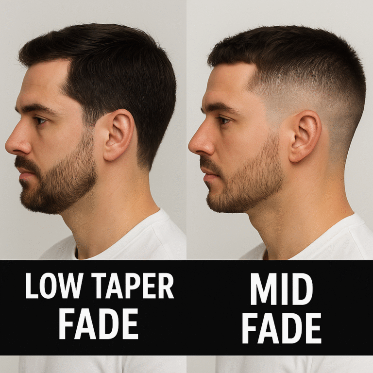 low taper fade vs mid fade