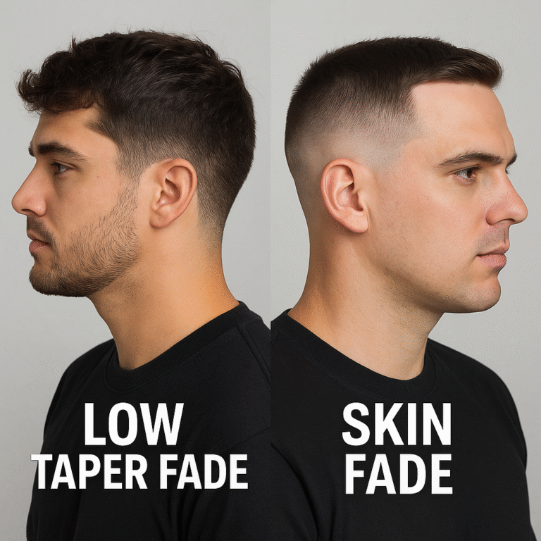 low taper fade vs skin fade
