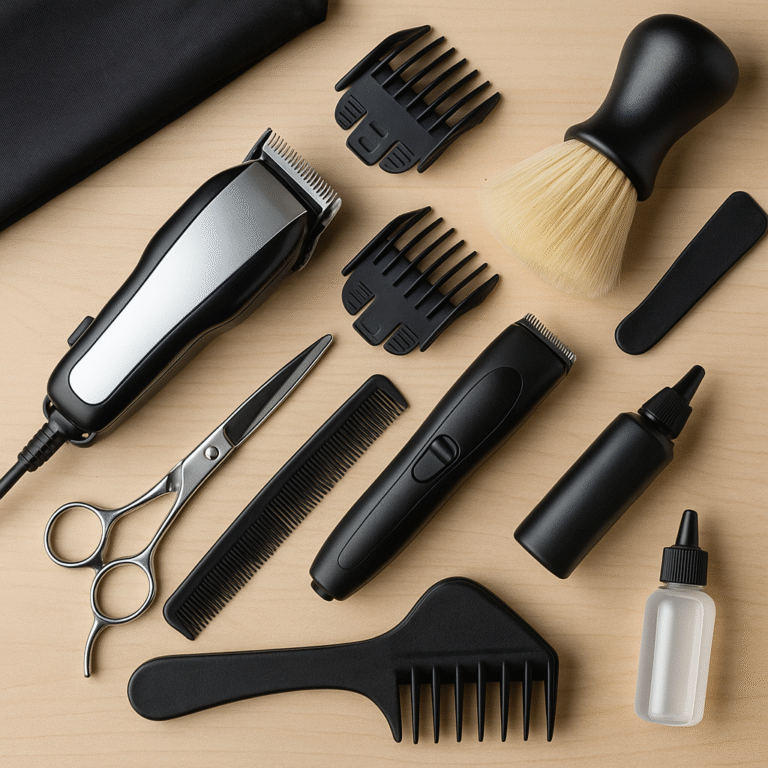 tools needed for low taper fade haircut