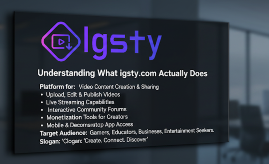 Understanding What igsty com Actually Does