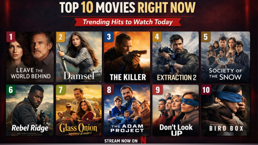 How to Choose From the Netflix Top 10 Movies Right Now