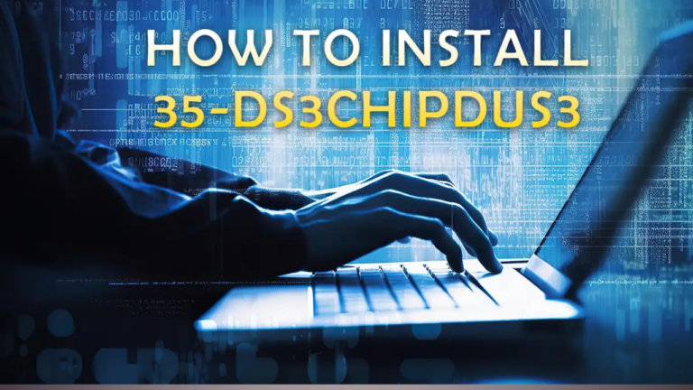 How to Install 35-ds3chipdus3
