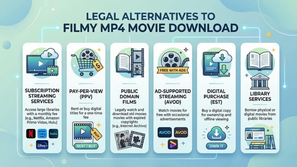 Legal Alternatives to Filmy MP4 Movie Download