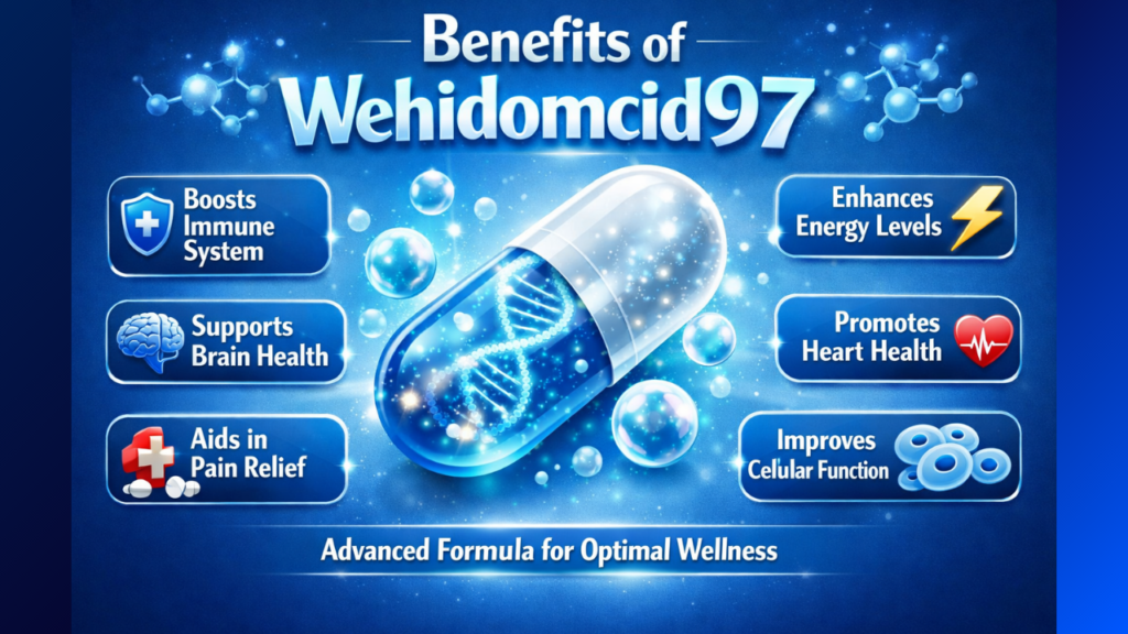 Benefits of Wehidomcid97