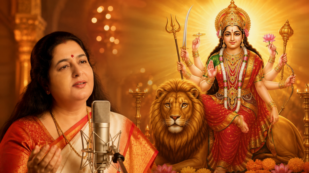 Anuradha Paudwal Jai Ambe Gauri Lyrics | जय अम्बे गौरी लिरिक्स – in Hindi & English